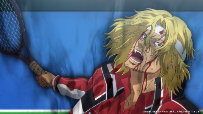 Scene from The New Prince of Tennis U-17 World Cup Semifinal